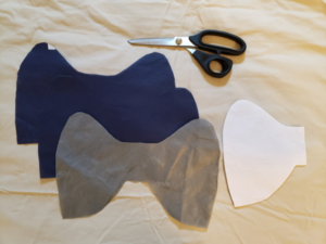 MakerMask: Fit pattern and spunbond nonwoven polypropylene fabric