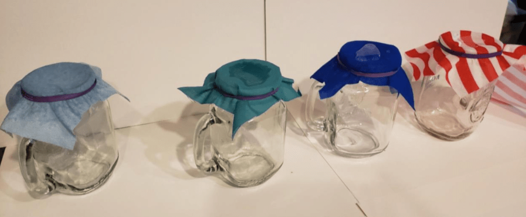Home test of water resistance of mask materials