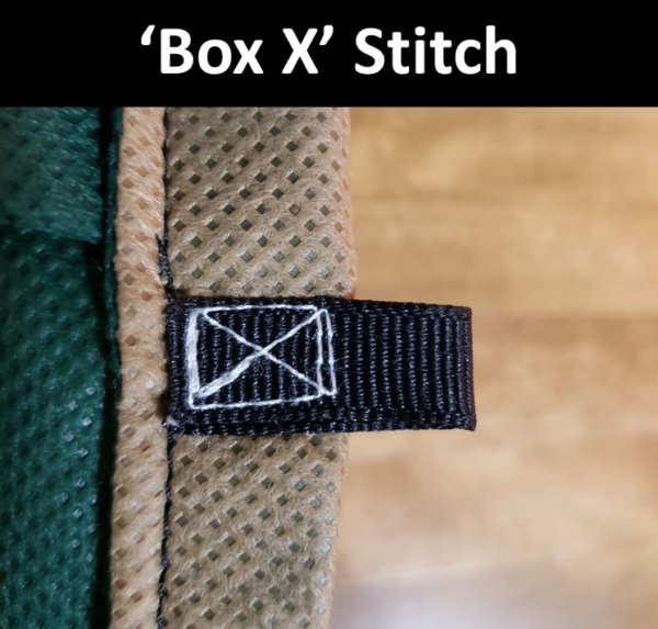 The 'Box X' Stitch is 9x stronger than a normal stitch